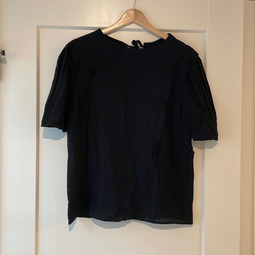 Black Short Sleeve Blouse by ‘Atre’
